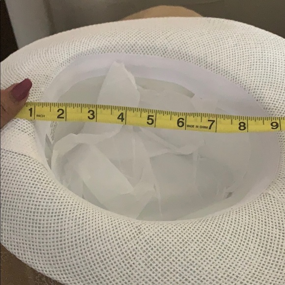 FIRM! Men’s White Panama Straw Hat - Picture 5 of 5